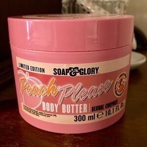 Soap & Glory Peach Please Limited Edition Body Butter - Pink. NEW. Sealed